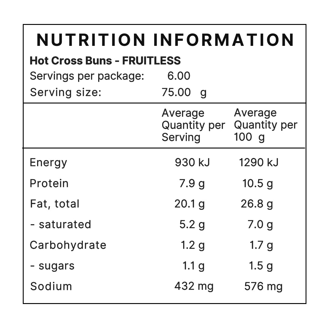 Hot Cross Buns MADE - 6 Pack