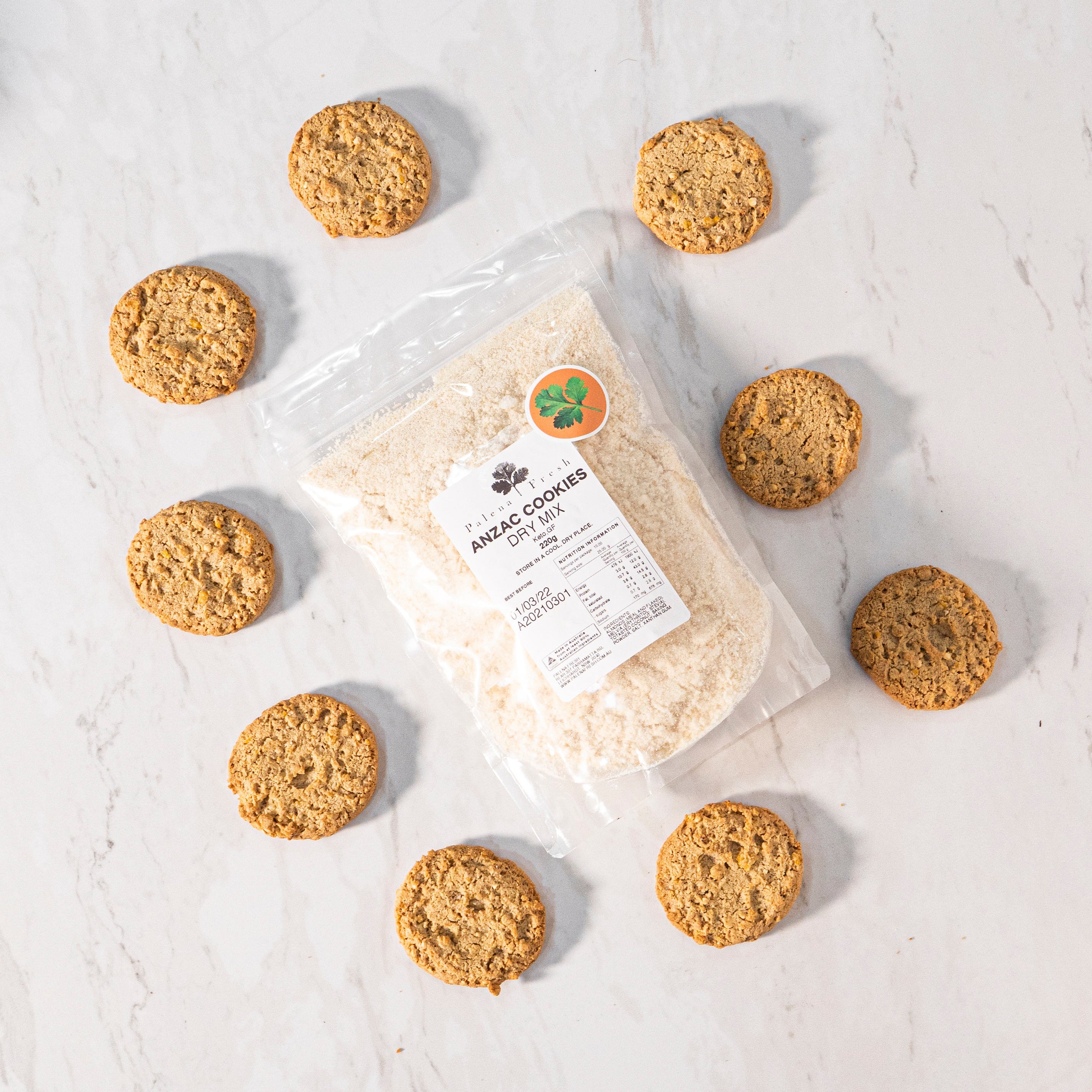 Keto ANZAC Cookies Dry Mix