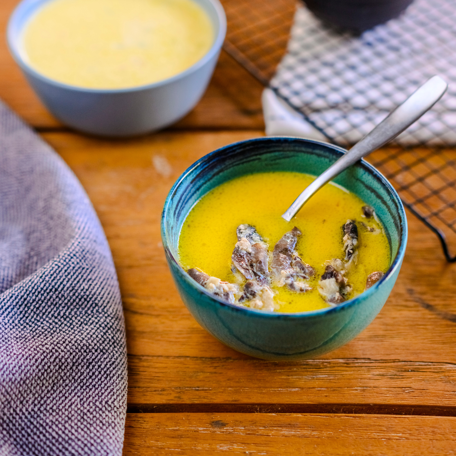 Keto Mushroom & Caramelised Onion Chowder