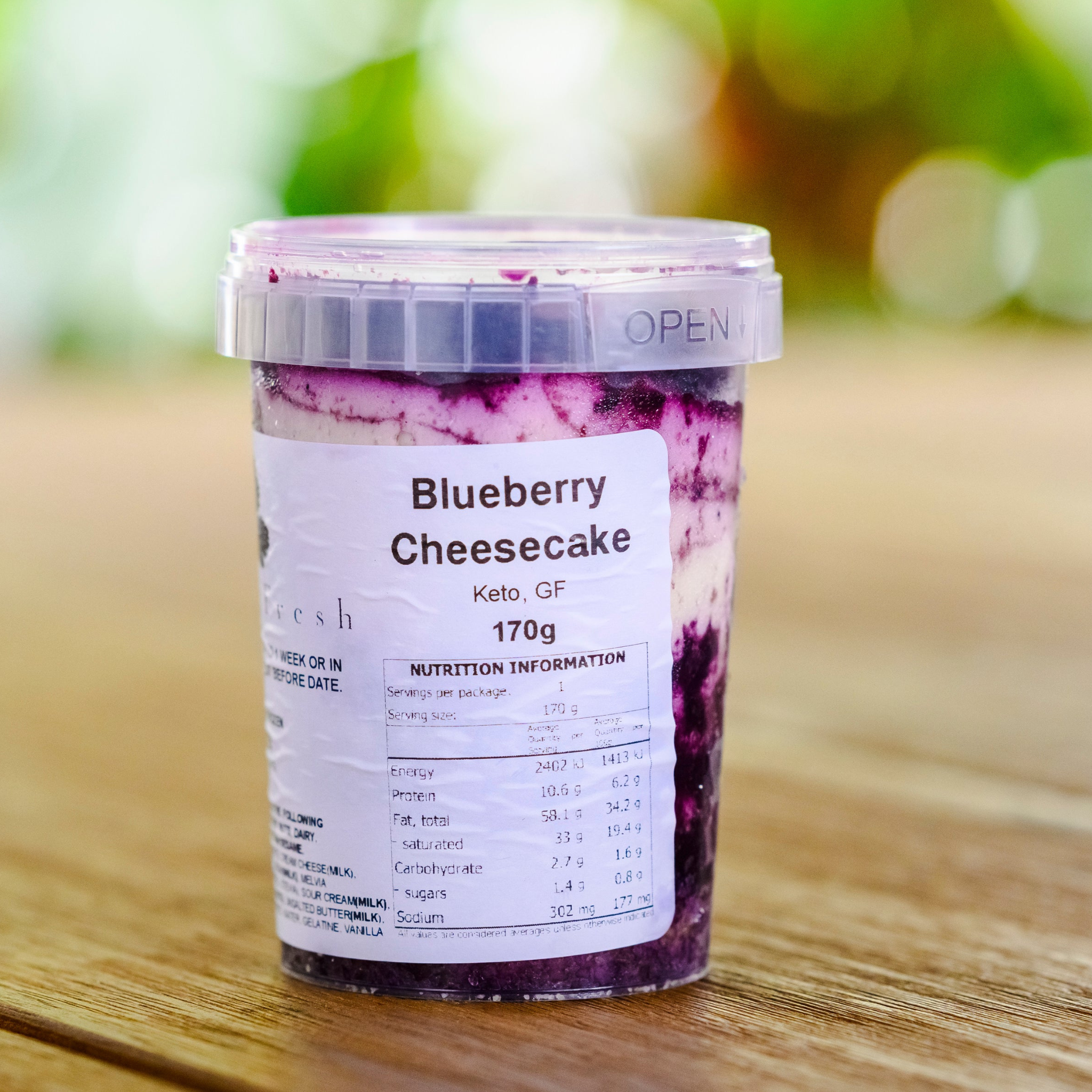 Keto Single Serve Cheesecake, Cake Cup and Pie - 170g