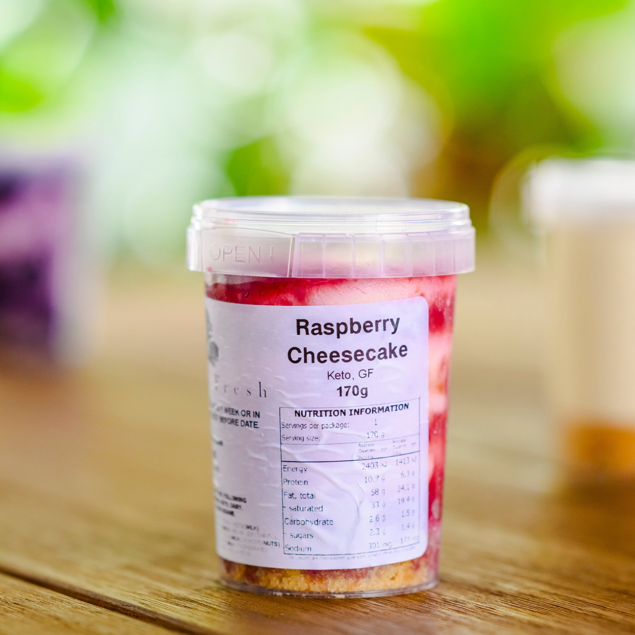 Keto Single Serve Cheesecake, Cake Cup and Pie - 170g