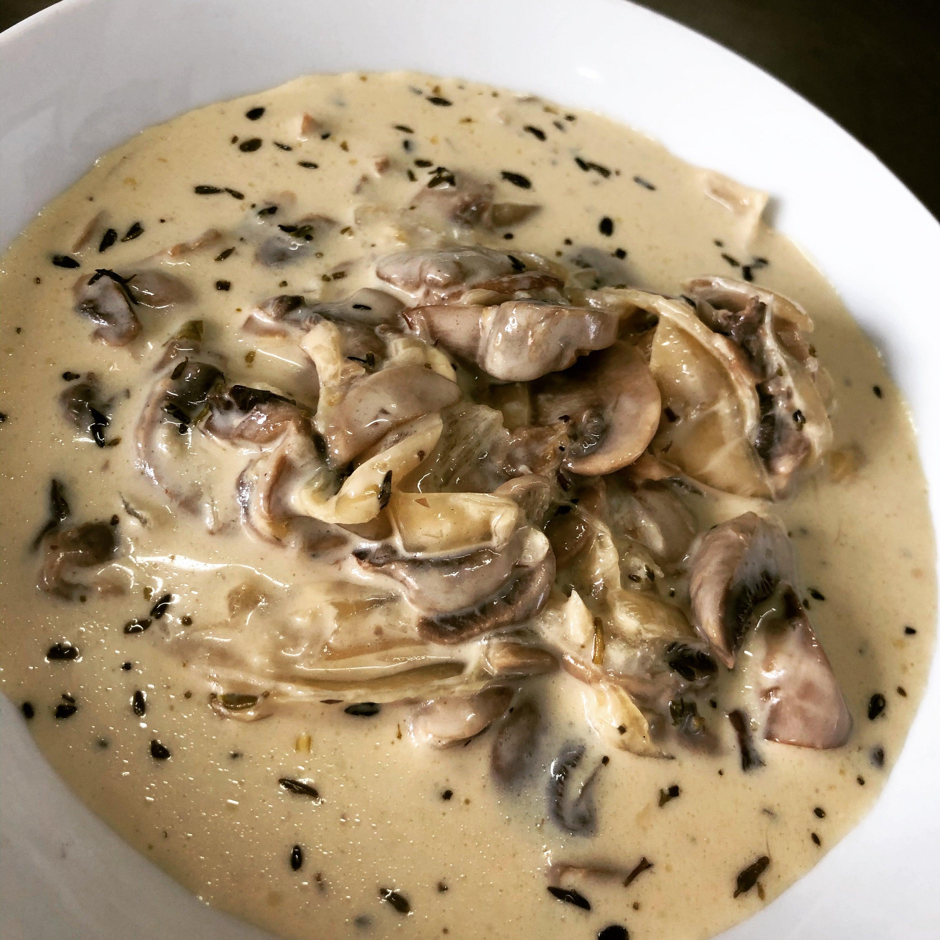Mushroom & Caramelised Onion Chowder - Palena Fresh