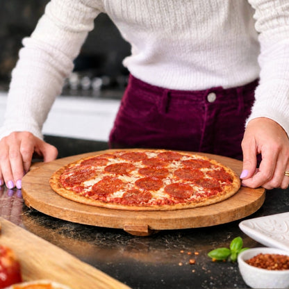 Keto Pepperoni Pizza