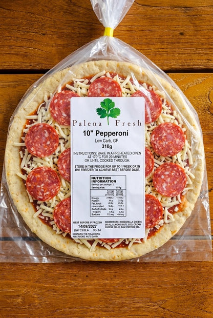 Keto Pepperoni Pizza